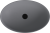 BANERA OVAL umywalka kompozytowa nablatowa, 60x40cm, szary mat 14397.31 z góry