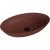 BANERA OVAL umywalka kompozytowa nablatowa, 60x40cm, brązowy mat 14397.71