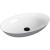 BANERA OVAL umywalka kompozytowa nablatowa, 60x40cm, biały/szary mat 14397.32