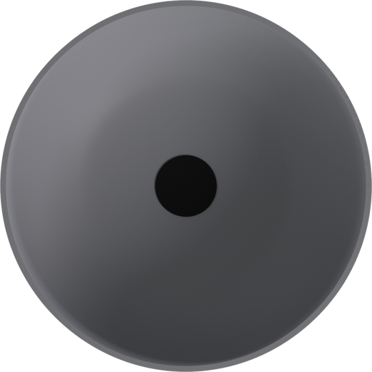 BANERA ROUND umywalka kompozytowa nablatowa, średnica 39 cm, szary mat 14337.31 z góry