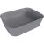 BANERA SQUARE umywalka kompozytowa nablatowa, 50x36 cm, szary mat 14596.31