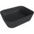 BANERA SQUARE umywalka kompozytowa nablatowa, 50x36 cm, antracyt mat 14596.51