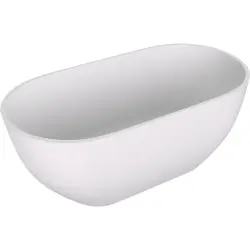 REDUTA wanna wolnostojąca 150x75x58 cm, kompozyt, biały mat 71843MAT