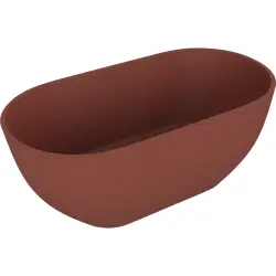 REDUTA wanna wolnostojąca 150x75x58 cm, kompozyt, brązowy mat 71843.71