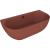 PAGODA wanna 170x85x58cm, kompozyt, brązowy mat 72976.71