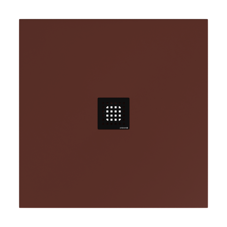 FLEXIA brodzik kompozytowy z możliwością docinania brąz mat 90x90x3cm 71546.71