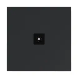 FLEXIA brodzik kompozytowy z możliwością docinania antracyt mat 90x90x3cm 71546.51