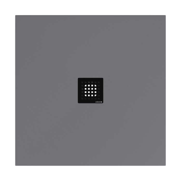 FLEXIA brodzik kompozytowy z możliwością docinania szary mat 90x90x3cm 71546.31