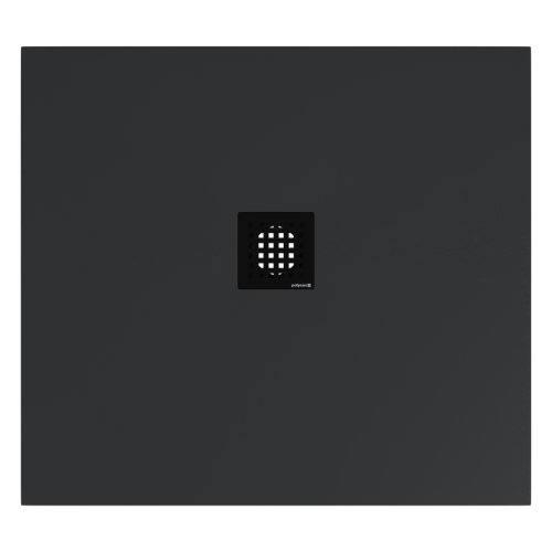 FLEXIA brodzik kompozytowy z możliwością docinania antracyt mat 100x90x3cm 72925.51