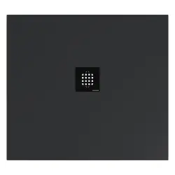 FLEXIA brodzik kompozytowy z możliwością docinania antracyt mat 110x100x3cm 72922.51