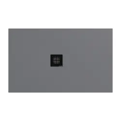 FLEXIA brodzik kompozytowy z możliwością docinania szary mat 130x80x3cm 72899.31