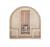 ISLAND XL Sauna zewnętrzna ogrodowa 4 osobowa sucha Fińska świerk  F90220 front