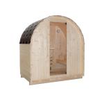ISLAND L  Sauna zewnętrzna ogrodowa 2 osobowa sucha Fińska  świerk F90120