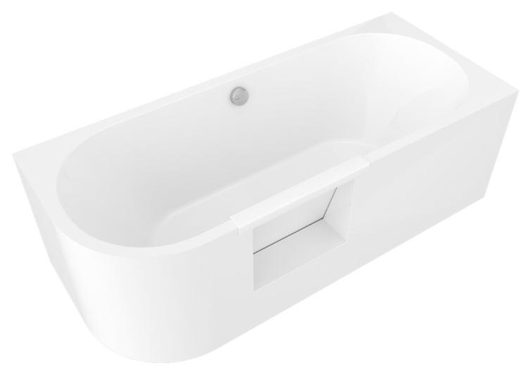 PORTAS R asymetryczna wanna z drzwiami, 180x75x60cm, biały 75561