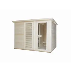 VAASA Sauna zewnętrzna ogrodowa 4-osobowa sucha Fińska  świerk F30310