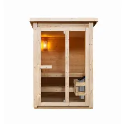 HELSINKI Sauna zewnętrzna ogrodowa 3-osobowa sucha Fińska  świerk F30150