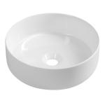 INFINITY ROUND umywalka ceramiczna nablatowa, Ø36x 12cm, biały mat 	10NF65036-2L