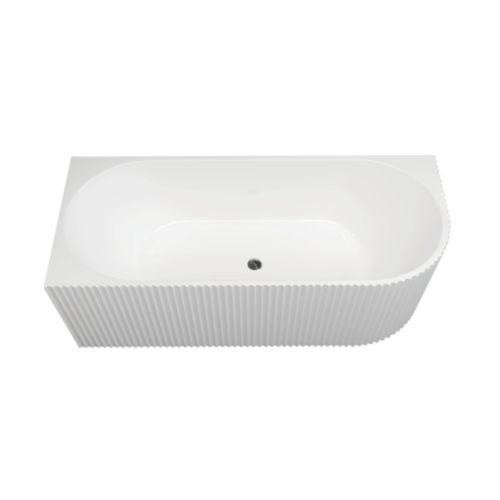 Wanna wolnostojąca BALI LINKS 170x80x56 cm biała lewa G9038