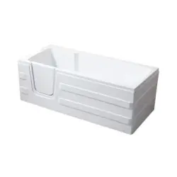 HAITI   wanna z drzwiami z lewej strony, 170x76x61 cm G9025