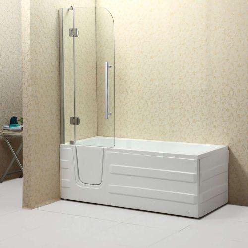 HAITI wanna z drzwiami z lewej strony, 170x76x61 cm G9025  z parawanem
