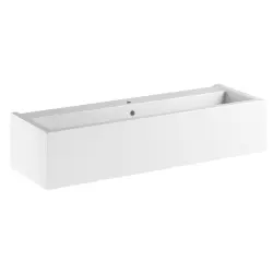KANAAL umywalka ceramiczna 120x40 cm, biały 574201