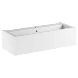 KANAAL umywalka ceramiczna 100x40 cm, biały 574301