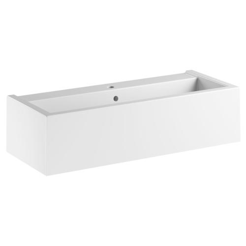KANAAL umywalka ceramiczna 100x40 cm, biały 574301