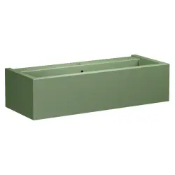 KANAAL umywalka ceramiczna 100x40 cm, verde mat 574311