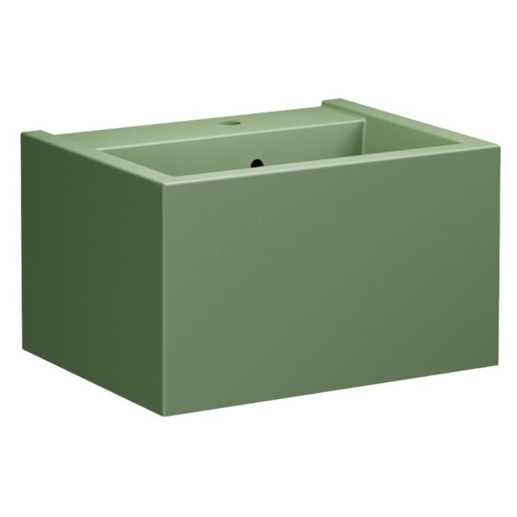 KANAAL umywalka ceramiczna 60x46,5 cm, verde mat 574011
