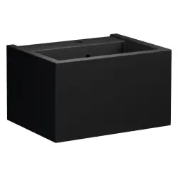 KANAAL umywalka ceramiczna 60x46,5 cm, czarny mat 574031