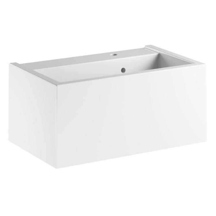 KANAAL umywalka ceramiczna 80x46,5 cm, biały 574101