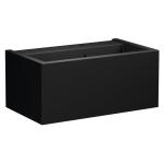 KANAAL umywalka ceramiczna 80x46,5 cm, czarny mat 574131