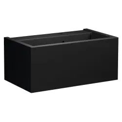 KANAAL umywalka ceramiczna 80x46,5 cm, czarny mat 574131