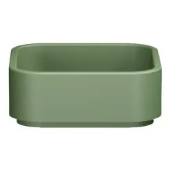 HAKO umywalka ceramiczna nablatowa, 40X40 cm, verde mat 554411