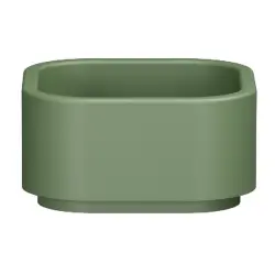 HAKO umywalka ceramiczna nablatowa,  30x30 cm, verde mat 554311