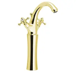 ANTEA Bateria umywalkowa wysoka stojąca 30 cm, złoto 3275L