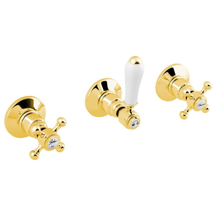 ANTEA Podtynkowa bateria prysznicowa, 2-funkcyjna złoto SET305-105