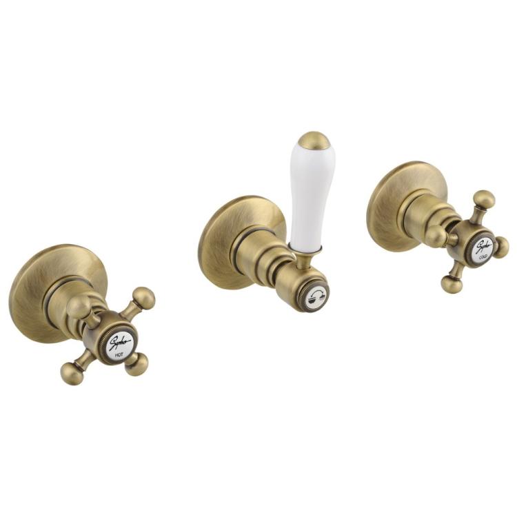 ANTEA Podtynkowa bateria prysznicowa, 2-funkcyjna brąz SET305-106