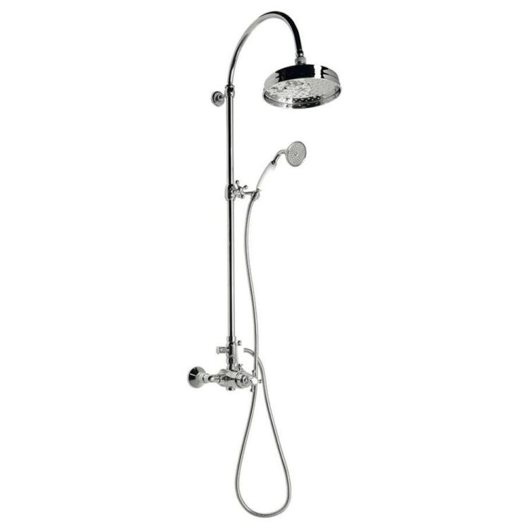 ANTEA Zestaw prysznicowy z baterią termostatyczną, kolor chrom SET041