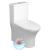 LEON RIMLESS kompakt WC, odpływ poziomy/pionowy, biały 201.437.4
