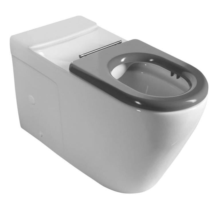 MEDIC RIMLESS misa do kompaktu WC, odpływ poziomy/pionowy, biały MC102-111