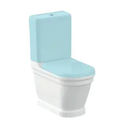 ANTIK Miska WC ceramiczna stojąca 37x63 cm odpływ poziomy AN360