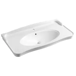 ANTIK Umywalka ceramiczna 100x50 cm biała AN100
