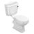 ANTIK kompakt WC ceramiczny, odpływ poziomy AK107