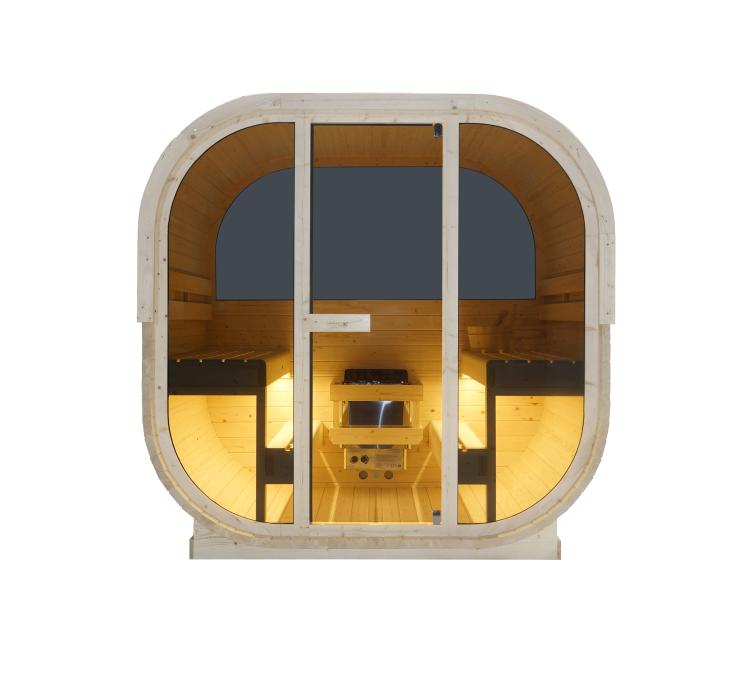 HANKO Sauna zewnętrzna ogrodowa 6 osobowa sucha Fińska świerk F60180