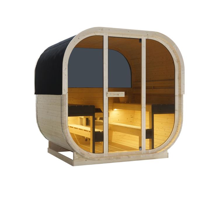 HANKO Sauna zewnętrzna ogrodowa 6 osobowa sucha Fińska świerk F60180
