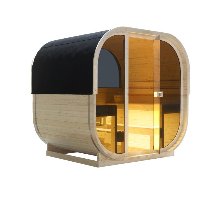 HANKO Sauna zewnętrzna ogrodowa 6 osobowa sucha Fińska świerk F60180
