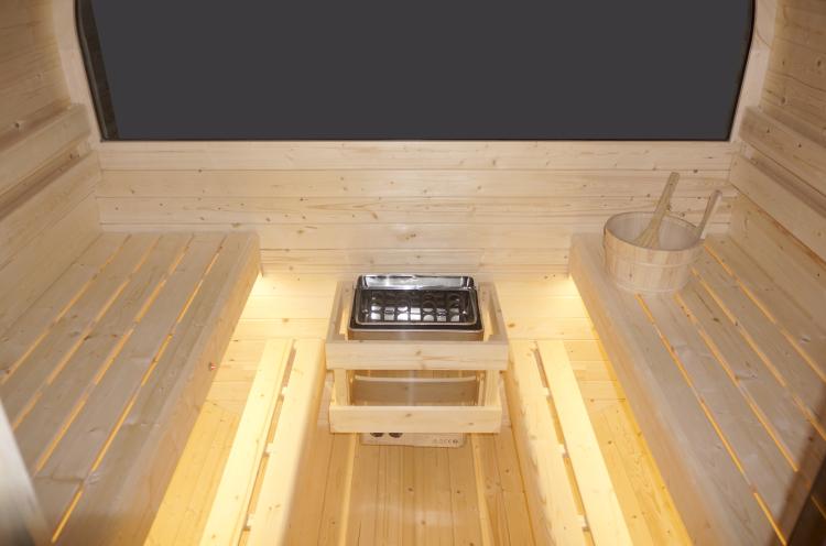 HANKO Sauna zewnętrzna ogrodowa 6 osobowa sucha Fińska świerk F60180
