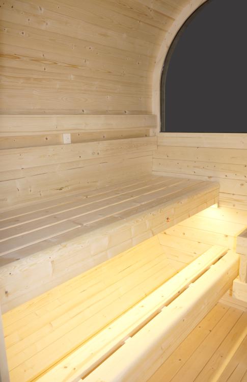 HANKO Sauna zewnętrzna ogrodowa 6 osobowa sucha Fińska świerk F60180