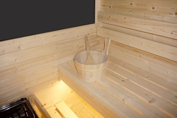 HANKO Sauna zewnętrzna ogrodowa 6 osobowa sucha Fińska świerk F60180